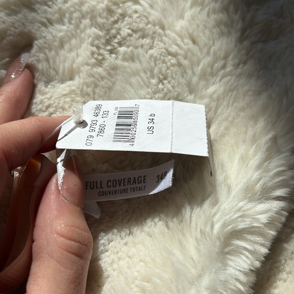 Aerie Sunnie Full Coverage Bra 34B | Light Pink Lace Back | Everyday Comfort - Picture 2 of 6